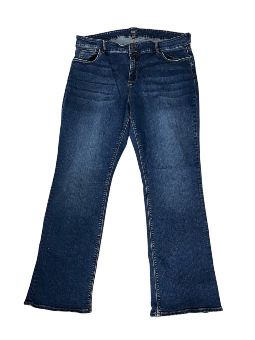 Kut Fron the Kloth Classic Women's Dark Blue Bootcut Jeans Size 20